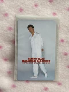 中村雅俊　記念カード Songs for Angels Tour '92のサムネイル