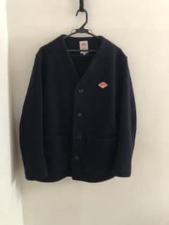 DANTONウールモッサ ノーカラー 42 美品 ダントン ウールモッサ ノーカラージャケット ネイビー 42 - メルカリ