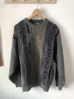 【古着】BE BELLO PARIS グレー系 Mサイズ セーターのサムネイル
