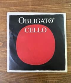 チェロ 弦セット OBLIGATO 未使用ですが購入時期不明 - メルカリ