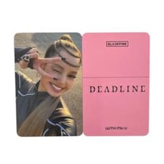 BLACKPINK DEADLINE withmuu リサ トレカ ブルピン - メルカリ