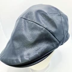 美品】CA4LA カシラ KNOX レザー ハンチング ブラック Mサイズ - メルカリ