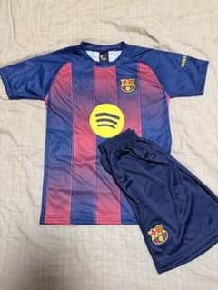 FCバルセロナ　キッズ　 ユニフォーム 上下セットのサムネイル