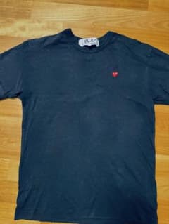 PLAY COMME des GARÇONS ハートワッペン Tシャツ Lのサムネイル