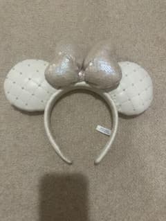 ディズニー ミニー カチューシャ ホワイト パールのサムネイル