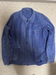 フレンチワークジャケット ユーロヴィンテージ vintage フェード