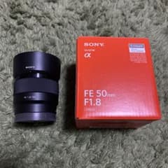 SONY FE 50F1.8 未使用(1度装着、外出なし)のサムネイル