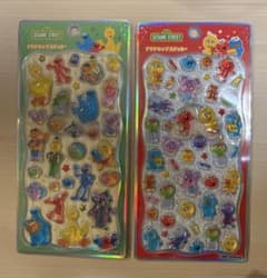 正規品　セサミストリート　プチドロップステッカー　プチドロ　２点のサムネイル