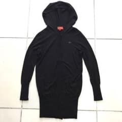 Vivienne westwood オーブ ニット ロング パーカー 黒 2 - メルカリ