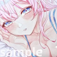 y*2様 【一点物】11.オリジナル手描きイラスト アナログ 色紙 - メルカリ