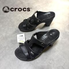 新品タグ✨CROCS Cyprus V Heel W サイプラス5 黒 25cm 新品タグ✨CROCS Cyprus V Heel W サイプラス5 黒 25cm - メルカリ