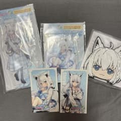 ホロライブ　1番くじ　白上フブキ　アクスタ2種　コースター　ステッカー2種のサムネイル