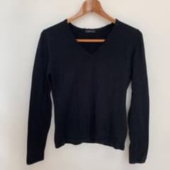 C.D.S BASIC 長袖ニット ブラックのサムネイル