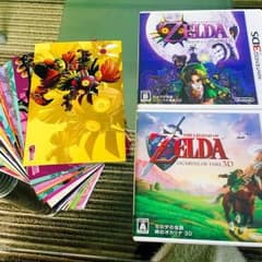 (3DS)ゼルダの伝説:時のオカリナ、ムジュラの仮面セットのサムネイル