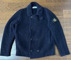 STONE ISLAND ストーンアイランド ニットジャケット ネイビー L - メルカリ