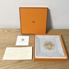 カレ No3 トレー HERMES エルメス プレート 皿 モザイク ゴールド