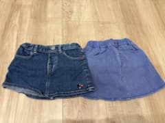 DOUBLE B スカート 2枚セット 90のサムネイル