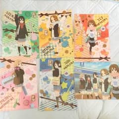 【ワンコイン！】けいおん！ ローソン限定非売品ファイル 6点セットのサムネイル
