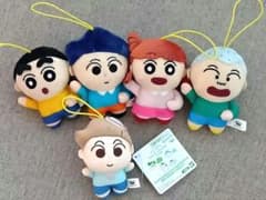 크레용 신짱 마스코트 6점 정리 판매