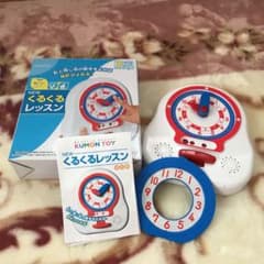 くもん出版 NEW くるくるレッスン 公文 知育玩具 時計のサムネイル