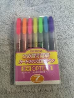 ZEBRA OPTE 蛍光ペン 7色セットのサムネイル
