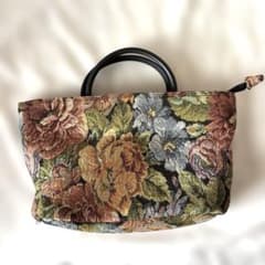 ハンドバッグ　花柄のサムネイル