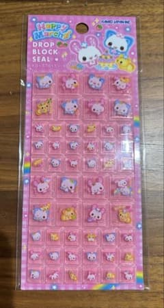 ハッピーマーチ　タイルシール　新品未開封　ブロックシールのサムネイル