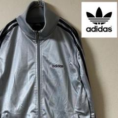 Y2K adidas（アディダス）トラックジャケット/M/シルバー - メルカリ