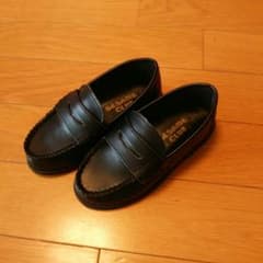 キッズローファー 黒   サイズ16センチのサムネイル