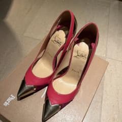 Christian Louboutin パンプス ピンク ゴールド　23.5