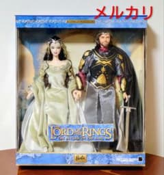 ロードオブザリング　バービー 　アラゴルン＆アルウェン ロードオブザリング バービー アラゴルン＆アルウェン 未使用品 - メルカリ