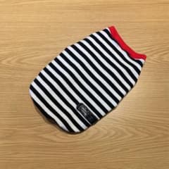 ハンドメイド　犬服　タンクトップ型　ボーダー柄のサムネイル