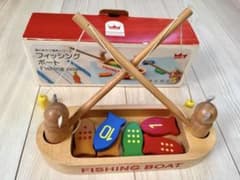 【エド・インター】木製おもちゃ　フィッシングボート お魚釣り遊びのサムネイル