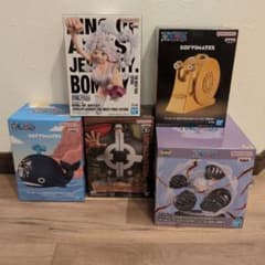 ワンピース フィギュア 5点まとめ売り キングオブアーティスト ボニー くま 他