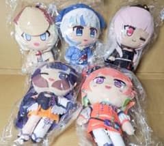ホロライブEN ×ツクモ　コラボ　ぬいぐるみ 5体フルセット　未開封未使用 ホロライブEN ツクモ ぬいぐるみ 5体セット 未開封 - メルカリ