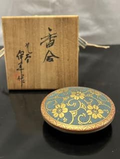 九谷焼 香合 林伊平作 茶道具 - メルカリ