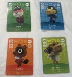 どうぶつの森 amiiboカード SP 4枚セットのサムネイル