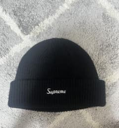 Supreme ブラック ニット帽 ビーニーのサムネイル