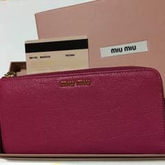 [新品・未使用] miumiu ✴︎ 長財布 ピンクのサムネイル