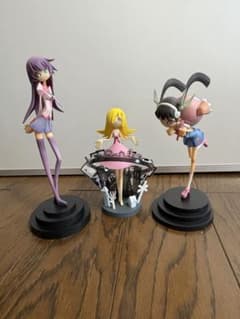 化物語　ウエダハジメver. フィギュア　戦場ヶ原ひたぎ　八九寺真宵　忍野忍 化物語 ウエダハジメver. フィギュア 戦場ヶ原ひたぎ 八九寺真宵 忍野