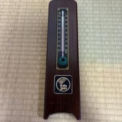 ア*モ様 壁掛け式 温度計 木目調 アナログのサムネイル