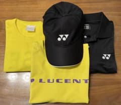 YONEX Ｓサイズセット　キャップ　半袖3枚のサムネイル