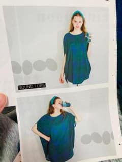 フィンレイソン　フェリシモ　丸いフォルムのトップス　チュニック　カットソーのサムネイル