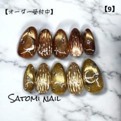 【オーダー受付中】マグネット×ミラー ジェルネイルチップ【9】のサムネイル