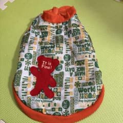 犬用 ベスト It is Fine! オレンジのサムネイル