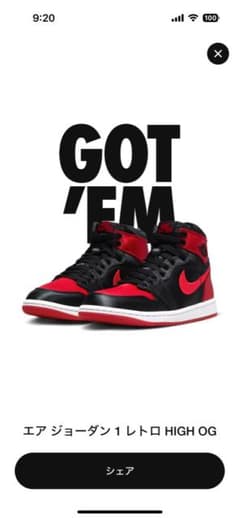 Air Jordan 1 Retro High OG "Satin Bred"のサムネイル