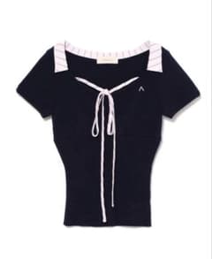 andmary Suzy ribbon tops ネイビー - メルカリ