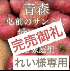 青森　りんご　蜜入　サンふじ　5キロのサムネイル