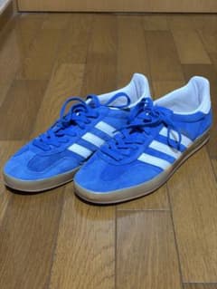 adidas GAZELLE INDOOR ブルー 27cm 洗浄済みのサムネイル