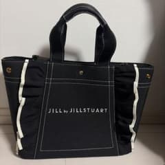 JILL by JILLSTUART フリルトートバッグ ブラックのサムネイル